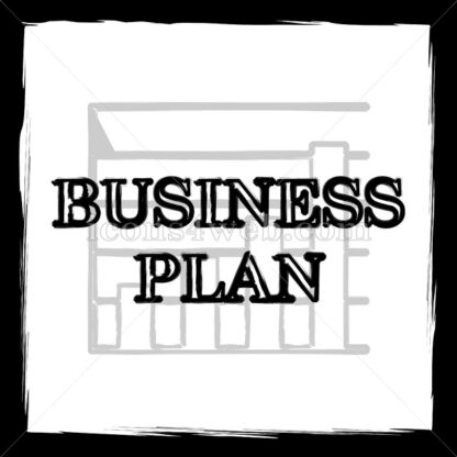 Business plan sketch icon. - Website icons