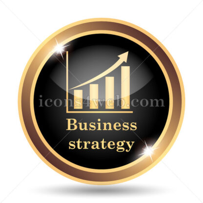 Business strategy gold icon. - Website icons
