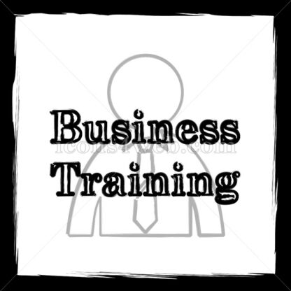 Business training sketch icon. - Website icons