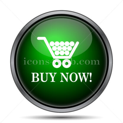 Buy now shopping cart internet icon. - Website icons
