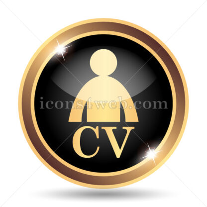 CV gold icon. - Website icons