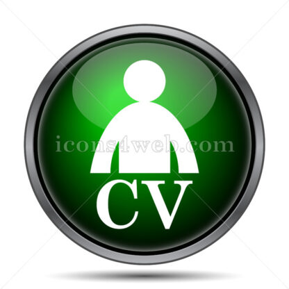 CV internet icon. - Website icons