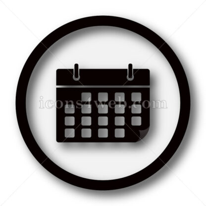 Calendar simple icon. Calendar simple button. - Website icons