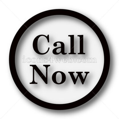 Call now simple icon. Call now simple button. - Website icons