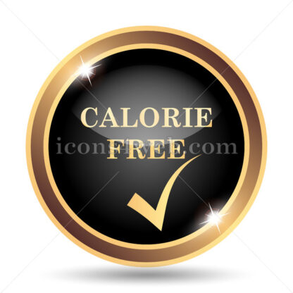 Calorie free gold icon. - Website icons
