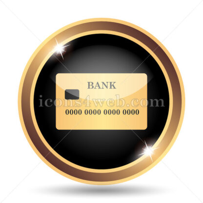 Card gold icon. - Website icons