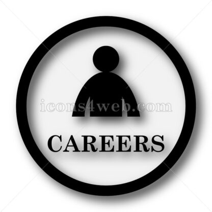 Careers simple icon. Careers simple button. - Website icons