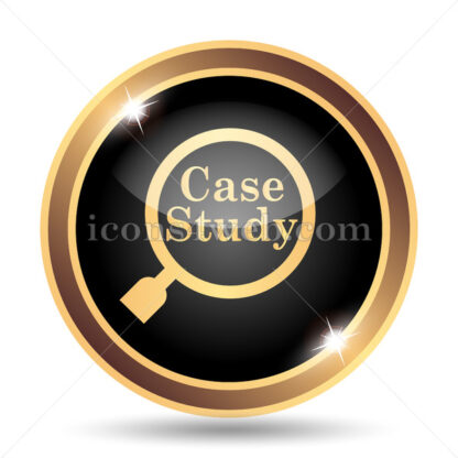 Case study gold icon. - Website icons