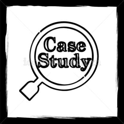 Case study sketch icon. - Website icons