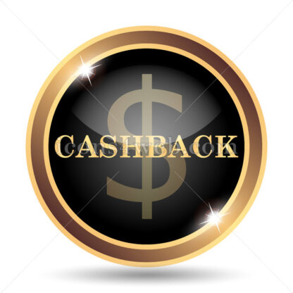 Cashback gold icon. - Website icons