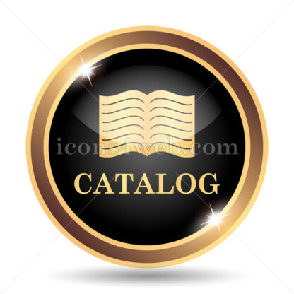 Catalog gold icon. - Website icons
