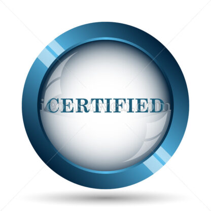 Certified image icon. - Website icons