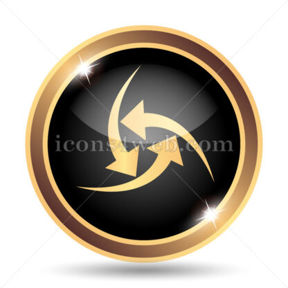Change arrows gold icon. - Website icons