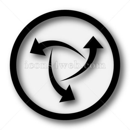 Change arrows out simple icon. Change arrows out simple button. - Website icons