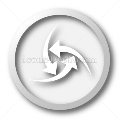 Change arrows white icon. Change arrows white button - Website icons