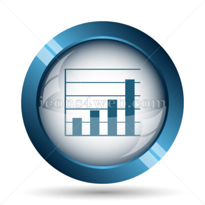 Chart bars image icon. - Website icons
