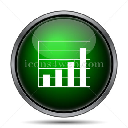 Chart bars internet icon. - Website icons