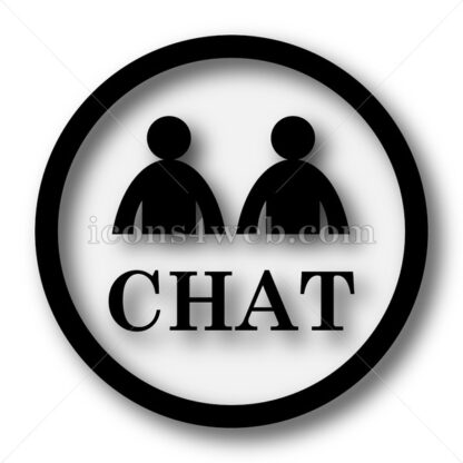 Chat simple icon. Chat simple button. - Website icons