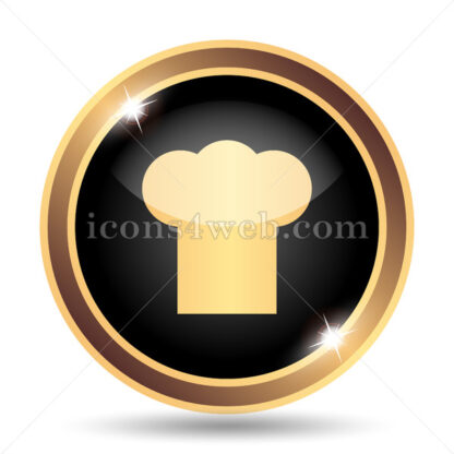 Chef gold icon. - Website icons