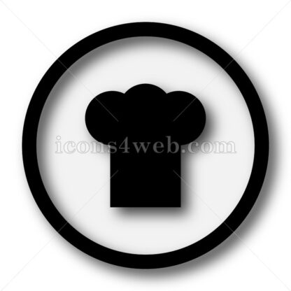 Chef simple icon. Chef simple button. - Website icons