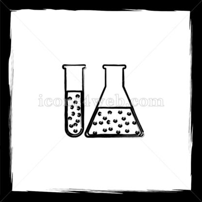 Chemistry set sketch icon. - Website icons