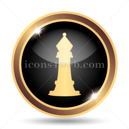 Chess gold icon. - Website icons