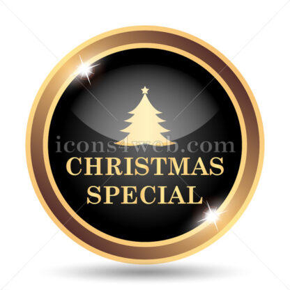 Christmas special gold icon. - Website icons