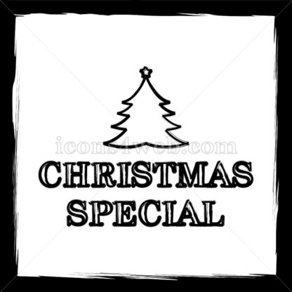 Christmas special sketch icon. - Website icons
