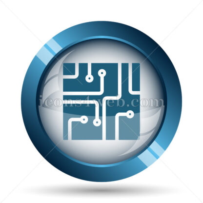 Circuit board image icon. - Website icons