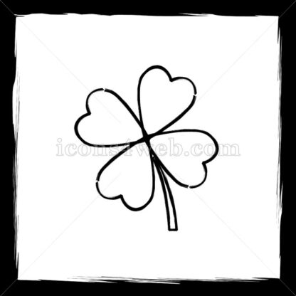 Clover sketch icon. - Website icons