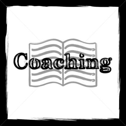 Coaching sketch icon. - Website icons