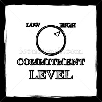 Commitment sketch icon. - Website icons