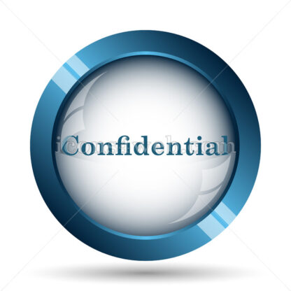 Confidential image icon. - Website icons