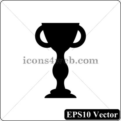 Contests black icon. EPS10 vector. - Website icons