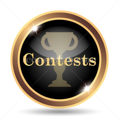 Contests gold icon. - Website icons