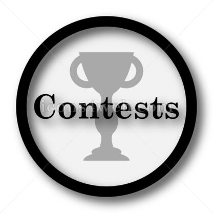 Contests simple icon. Contests simple button. - Website icons