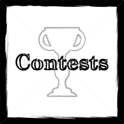 Contests sketch icon. - Website icons