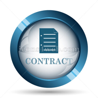 Contract image icon. - Website icons