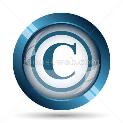 Copyright image icon. - Website icons