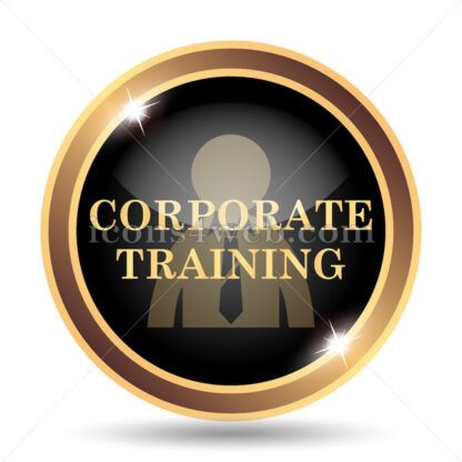 Corporate training gold icon. - Website icons