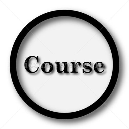 Course simple icon. Course simple button. - Website icons
