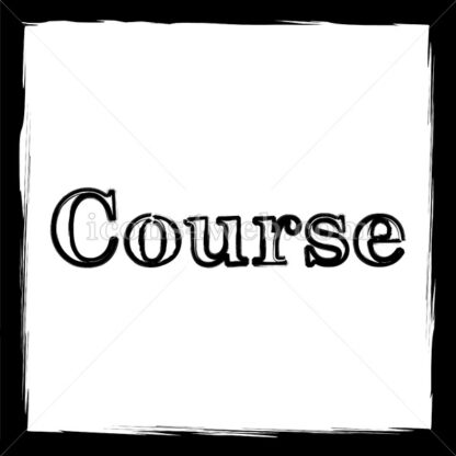 Course sketch icon. - Website icons