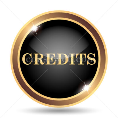 Credits gold icon. - Website icons