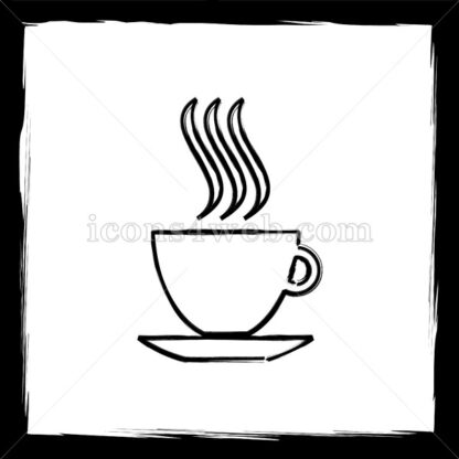 Cup sketch icon. - Icons for website