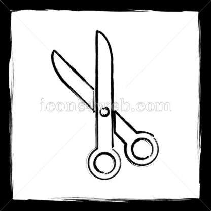 Cut sketch icon. - Website icons
