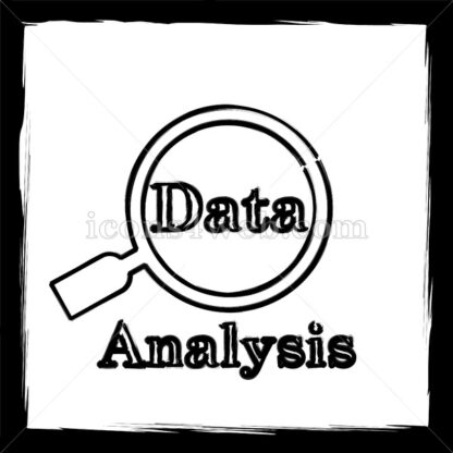 Data analysis sketch icon. - Website icons