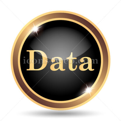 Data gold icon. - Website icons
