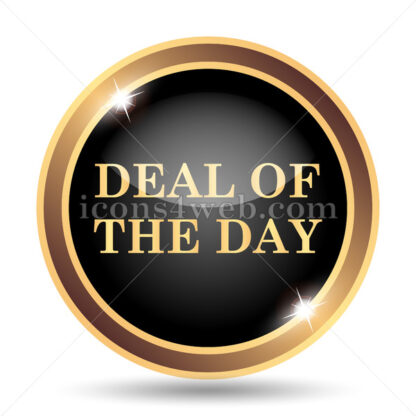 Deal of the day gold icon. - Website icons