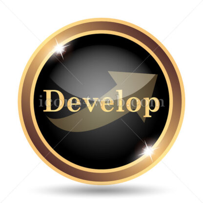 Develop gold icon. - Website icons