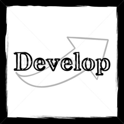 Develop sketch icon. - Website icons